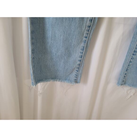 ROLLA'S Womens Comfort Sky Blue Original High Rise Straight Jeans 27 - Picture 7 of 11